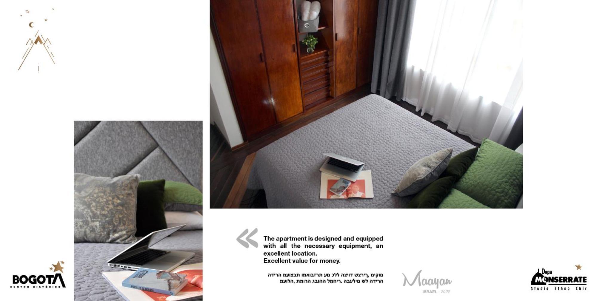 Depa Monserrate - Charming Historic Nest With Breathtaking Mountain Views - Apartaestudio Bogotá Exterior foto